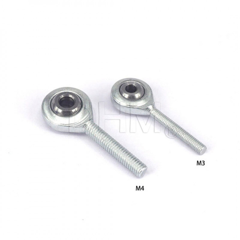 Male U-head joint - M3 thread End bearings and ball joints 04140105 DHM