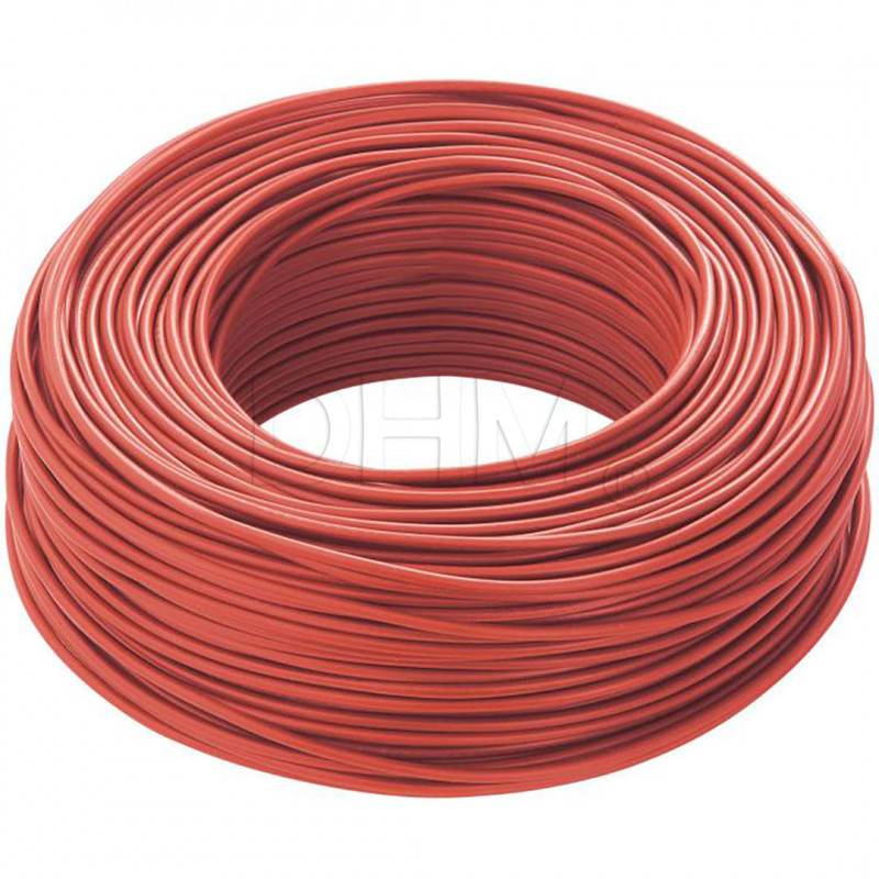 CABLE DE SILICONA SIF-FG4 1x1,5 ROJO 300/500V - por metro Cables de aislamiento Simple 12130157 DHM