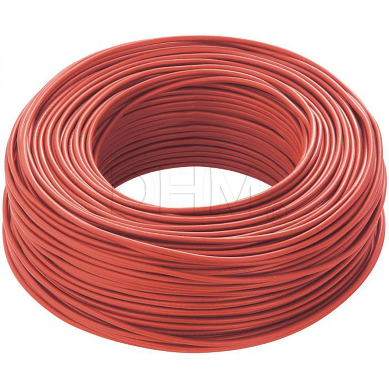 SILICONE CABLE SIF-FG4 1x1,5 RED 300/500V - per meter Single insulation cables 12130157 DHM