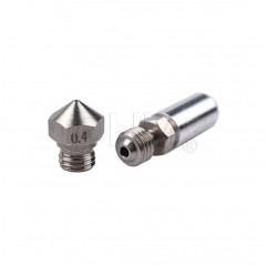 Nozzle MK10 Acciaio foro 0,40 mm FlashForge Wanhao CTC Filamento 1.75mm10090119 DHM