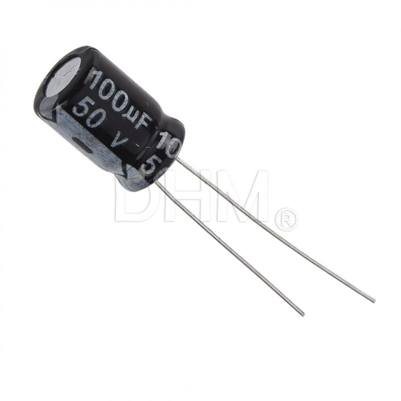 Capacitor 100uF 50V Capacitors 09070135 DHM