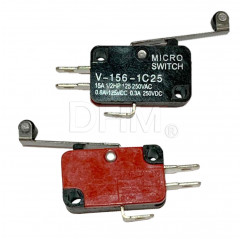 Microswitch V-156-1C25 - Micro interrupteur de fin de course à levier 15a 125v-250v Micro-interrupteurs et commutateurs DIP 0...