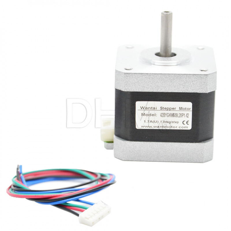 42BYGHW609L20P1-X 1.7A 1.8° conector Motor paso a paso stepper WANTAI NEMA 17 CNC Impresión 3D Nema 17 06010102 Wantai