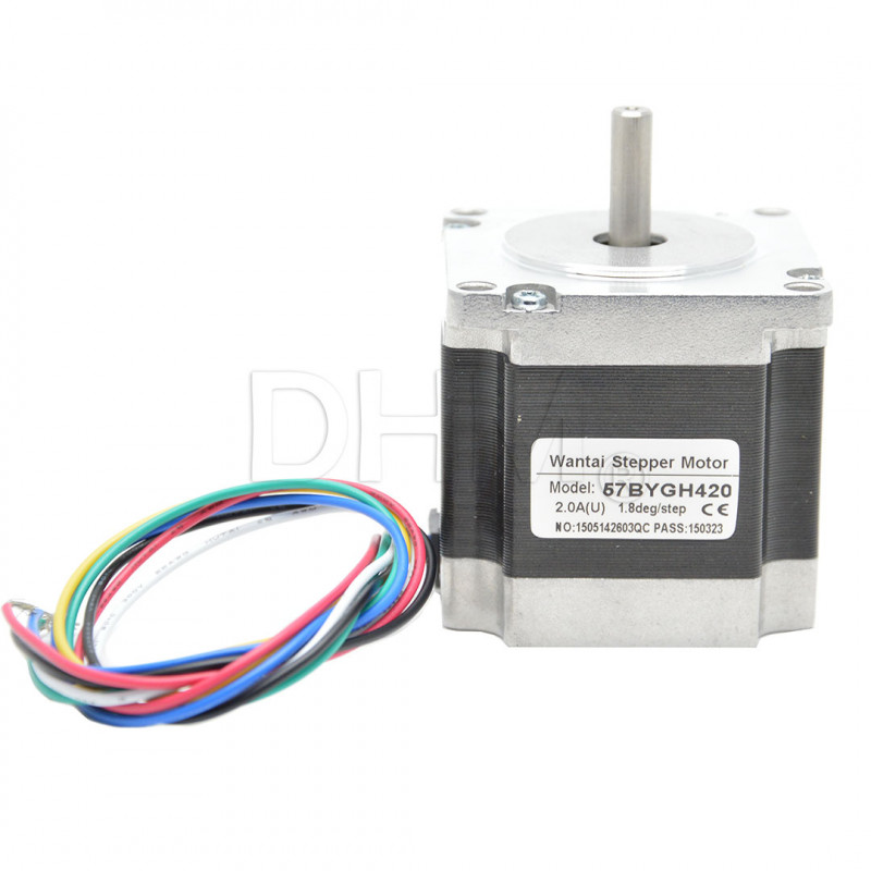 57BYGH420 2A 1.8° 3.6V Motor paso a paso stepper WANTAI NEMA 23 CNC Impresión 3D Nema 23 06020101 Wantai