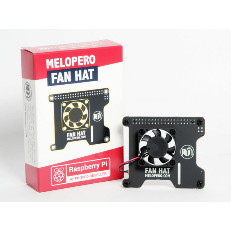 Melopero FAN HAT pour Raspberry Pi 4 HAT et accessoires 19220002 Raspberry Pi