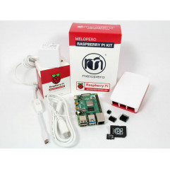 Raspberry Pi KIT OFICIAL PREMIUM de 4 ordenadores con 2GB de Ram y MicroSD de 32GB (Blanco) Tarjetas Raspberry Pi 19220003 Ra...