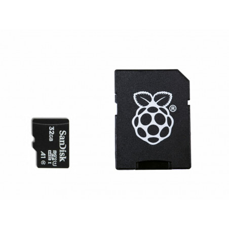 Raspberry Pi 4 Ordinateurs 2GB Ram OFFICIAL PREMIUM KIT avec MicroSD 32GB (White)