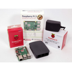 Raspberry Pi 3 Modelo B + Kit esencial oficial NEGRO Tarjetas Raspberry Pi 19220008 Raspberry Pi