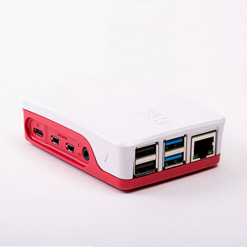 Raspberry Pi 4 Maletín Oficial Blanco HAT y accesorios 19220011 Raspberry Pi