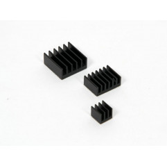 Heatsink Juego de 3 piezas para Raspberry Pi 4 HAT y accesorios 19220015 Raspberry Pi