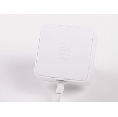 Raspberry Pi 4 Bloc d'alimentation officiel (5,1V ? 3A) blanc avec