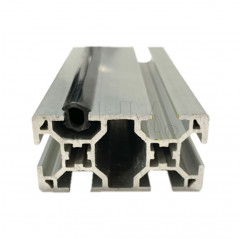 Black flexible hollow cover for profile series 6 module 30 - per meter Series 6 (slot 8) 14080203 DHM