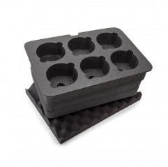 Foam insert for Nanuk 918 for 6 Lens Contenitori per strumentazione e trasporto19510497 Nanuk