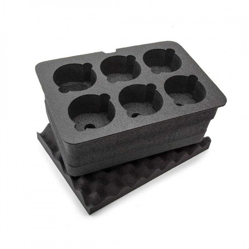 Foam insert for Nanuk 918 for 6 Lens Contenitori per strumentazione e trasporto19510497 Nanuk