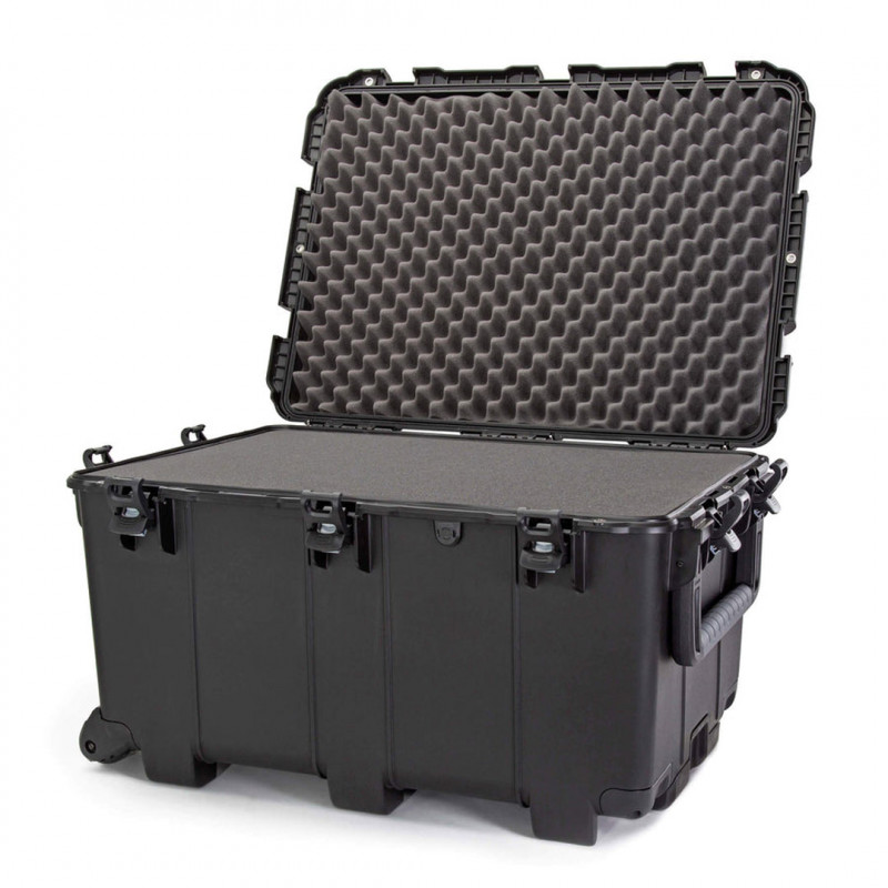 Nanuk Case 975 - No pull handle - with Wheels - with foam - Black Transit & Equipment Cases 19511135 Nanuk