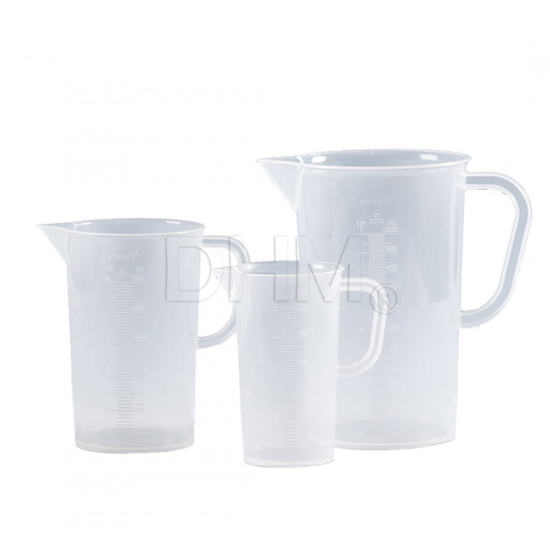 PP graduated jug - capacity 500 ml Pulizia e accessori DLP/SLA 13110315 DHM