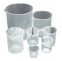 Vaso medidor de PP bajo - 500 ml de capacidad Pulizia e accessori DLP/SLA 13110322 DHM