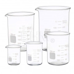 Gobelet en verre borosilicate à faible teneur - capacité de 250 ml Pulizia e accessori DLP/SLA 13110328 DHM