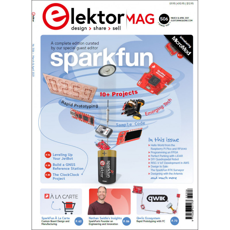 Elektor Magazine - March/April 2021 (English) SparkFun 19020730 SparkFun