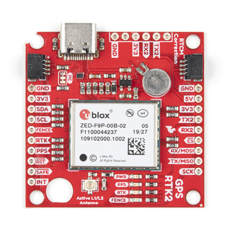 SparkFun GPS-RTK2 Karte - ZED-F9P (Qwiic) (Ding & Delle)