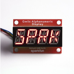 SparkFun Qwiic Afficheur alphanumérique - Rouge SparkFun 19020801 SparkFun