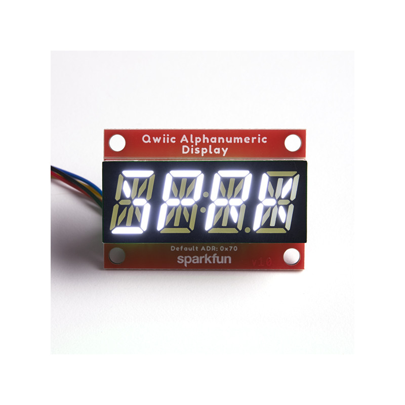 SparkFun Qwiic Alphanumeric Display - White SparkFun 19020803 SparkFun