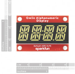 SparkFun Afficheur alphanumérique Qwiic - Blanc SparkFun 19020803 SparkFun