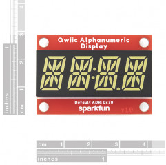 SparkFun Qwiic Alphanumeric Display - White SparkFun 19020803 SparkFun