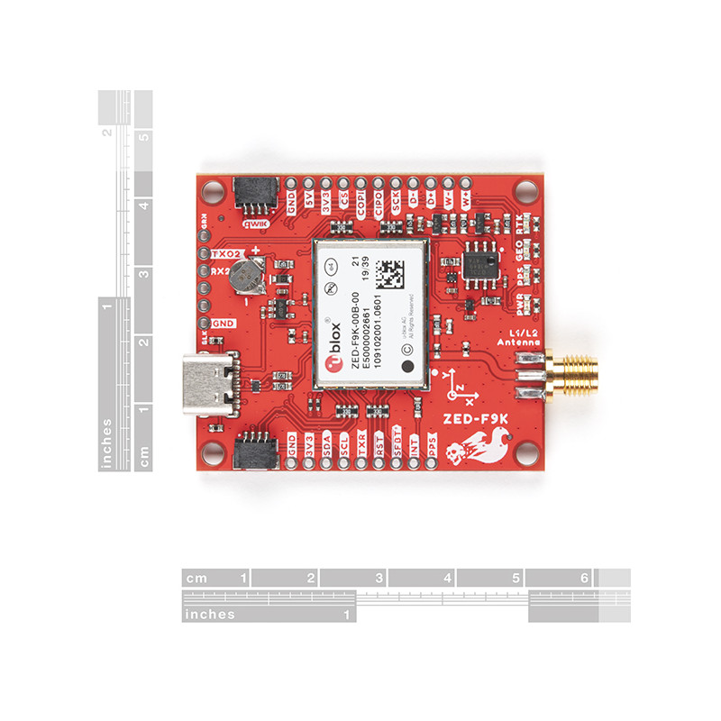 SparkFun GNSS-RTK Dead Reckoning Breakout - ZED-F9K (Qwiic)