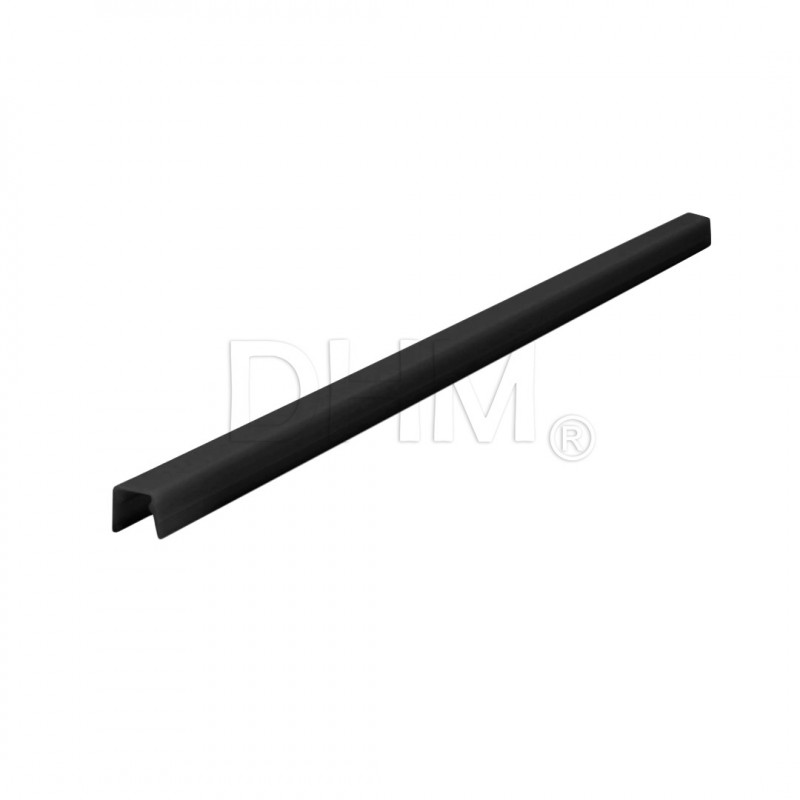 Rigid black PE hollow cover series 5 module 20 - per meter Series 6 (slot 8) 14080103 DHM