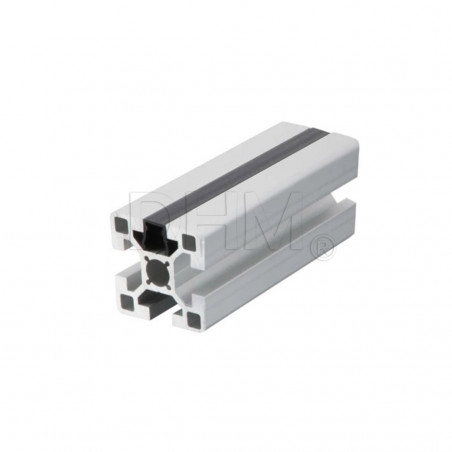 Rigid black PE hollow cover series 5 module 20 - per meter