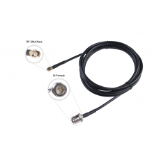 N Female to RP-SMA male connector RF Cable - CFD200 - 3m Wireless & IoT 19011202 SeeedStudio
