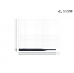 2.6dBi LoRa Antenna - SMA male - 915MHz - 195mm Wireless & IoT 19011211 SeeedStudio