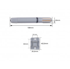 Sensor de temperatura y humedad RS485 - Conector Wireless & IoT 19011252 SeeedStudio