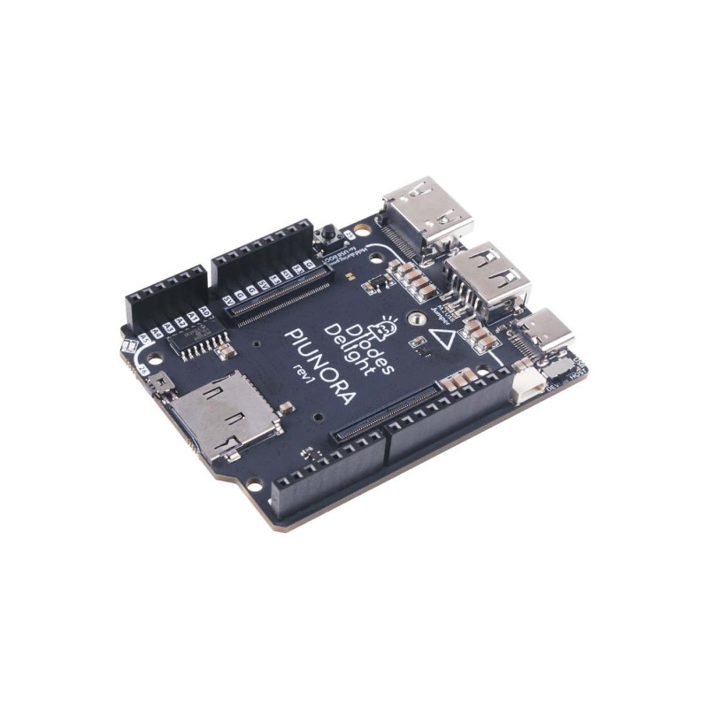 Piunora Raspberry Pi Carte mère CM4 - port HDMI standard | M.2 B-KEY | PCI-e | ADC | Qwiic/Stemma Cartes 19011255 SeeedStudio