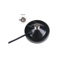Antenna Magnetic Base N Female to RP-SMA male - CFD200-Black-2m Wireless & IoT19011209 SeeedStudio