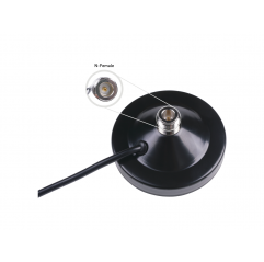 Antenna Magnetic Base N Female to RP-SMA Male - CFD200-Black-2m Wireless & IoT 19011209 SeeedStudio