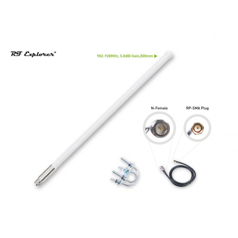 LoRa Glasfaser Antennen Kit 902-928MHz 5.8dBi 800mm RF Explorer RFELA-3/58X Wireless & IoT 19011251 SeeedStudio