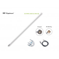 Kit d'antenne LoRa en fibre de verre 863-870MHz 8dBi 1300mm RF Explorer RFELA-4/88X Wireless & IoT 19011249 SeeedStudio