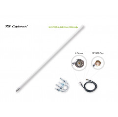 LoRa Fiberglass Antenna Kit 863-870MHz 8dBi 1300mm RF Explorer RFELA-4/88X Wireless & IoT 19011249 SeeedStudio