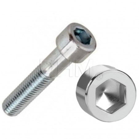 4x8 cylinder head screw with galvanized socket (Zinc Plated) Cylindrical head screws 02080548 DHM