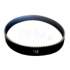 GT2 neoprene belt closed H 6 mm 94 teeth 188 mm Belt GT2 05070715 DHM