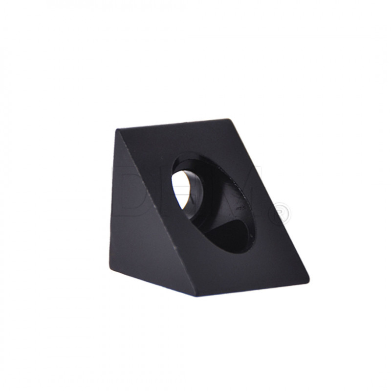 Bracket 20*20 without 90° fins for 2020 series 5 profile - black color Series 5 (slot 6) 14090110 DHM