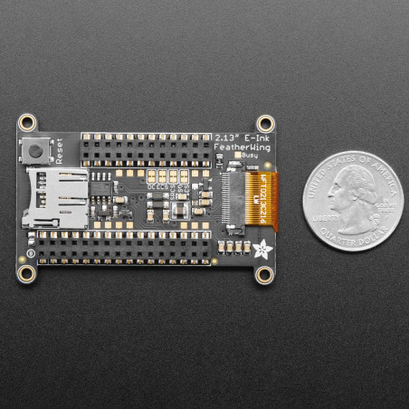 Adafruit 2.13" HD Tri-Colour eInk / ePaper Display FeatherWing - 250x122 RW Panel avec SSD1680