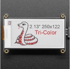 Adafruit 2.13" HD Tri-Colour eInk / ePaper Display FeatherWing - 250x122 RW Panel avec SSD1680 Adafruit 19040477 Adafruit
