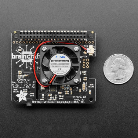 Adafruit BrainCraft HAT - Apprentissage automatique pour Raspberry Pi 4