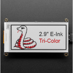 Adafruit 2.9" Tri-Color eInk / ePaper Display FeatherWing - Red Black White Adafruit19040482 Adafruit