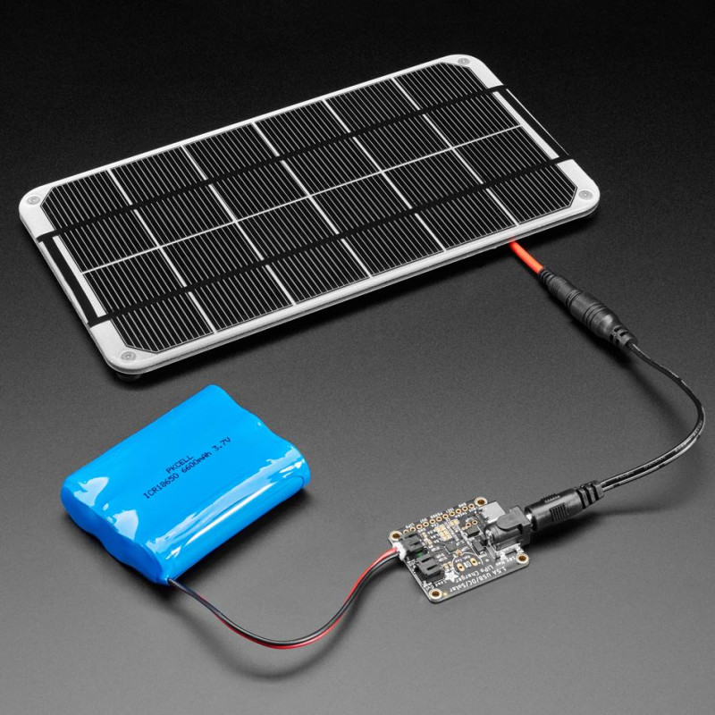 Adafruit Cargador universal USB / DC / Solar de Iones de Litio/Polímero - bq24074 Adafruit 19040494 Adafruit