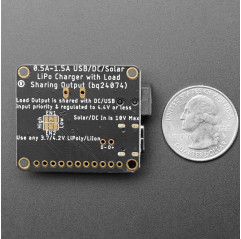 Adafruit Universelles USB/DC/Solar Lithium-Ionen/Polymer-Ladegerät - bq24074 Adafruit 19040494 Adafruit
