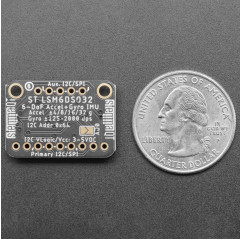 Adafruit Acelerómetro y giroscopio LSM6DSO32 6-DoF - STEMMA QT / Qwiic Adafruit 19040497 Adafruit